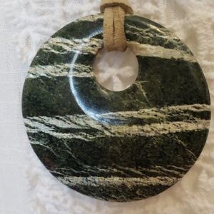 All natural stone pendant